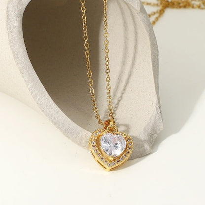 Exquisite Women's Wedding Jewelry Stainless Steel Gold